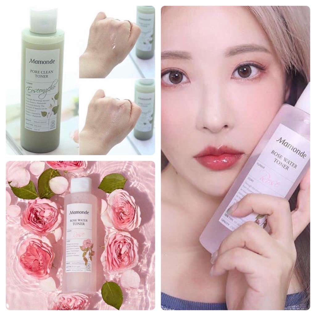 💥🍒Nước hoa hồng Mamonde Flower Toner