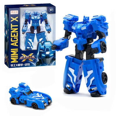 Mô hình đồ chơi robot biến hình 5 kiểu Miniforce X Lucybot Transformer Machine Car Robot