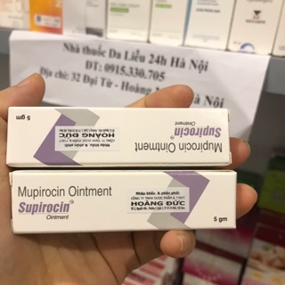 Mupirocin Supirocin 5g chính hãng da liễu 24h