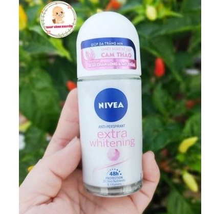 Lăn ngăn mùi Nivea trắng mịn mờ vết thâm