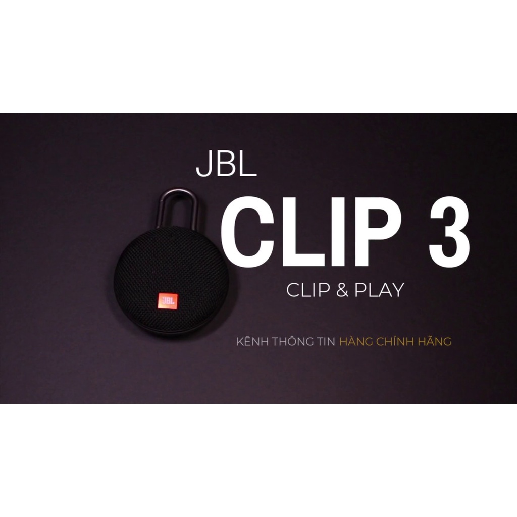 Loa Bluetooth JBL CLIP 3 chính hãng nobox new 100% - bảo hành 6 tháng đổi mới - duystore