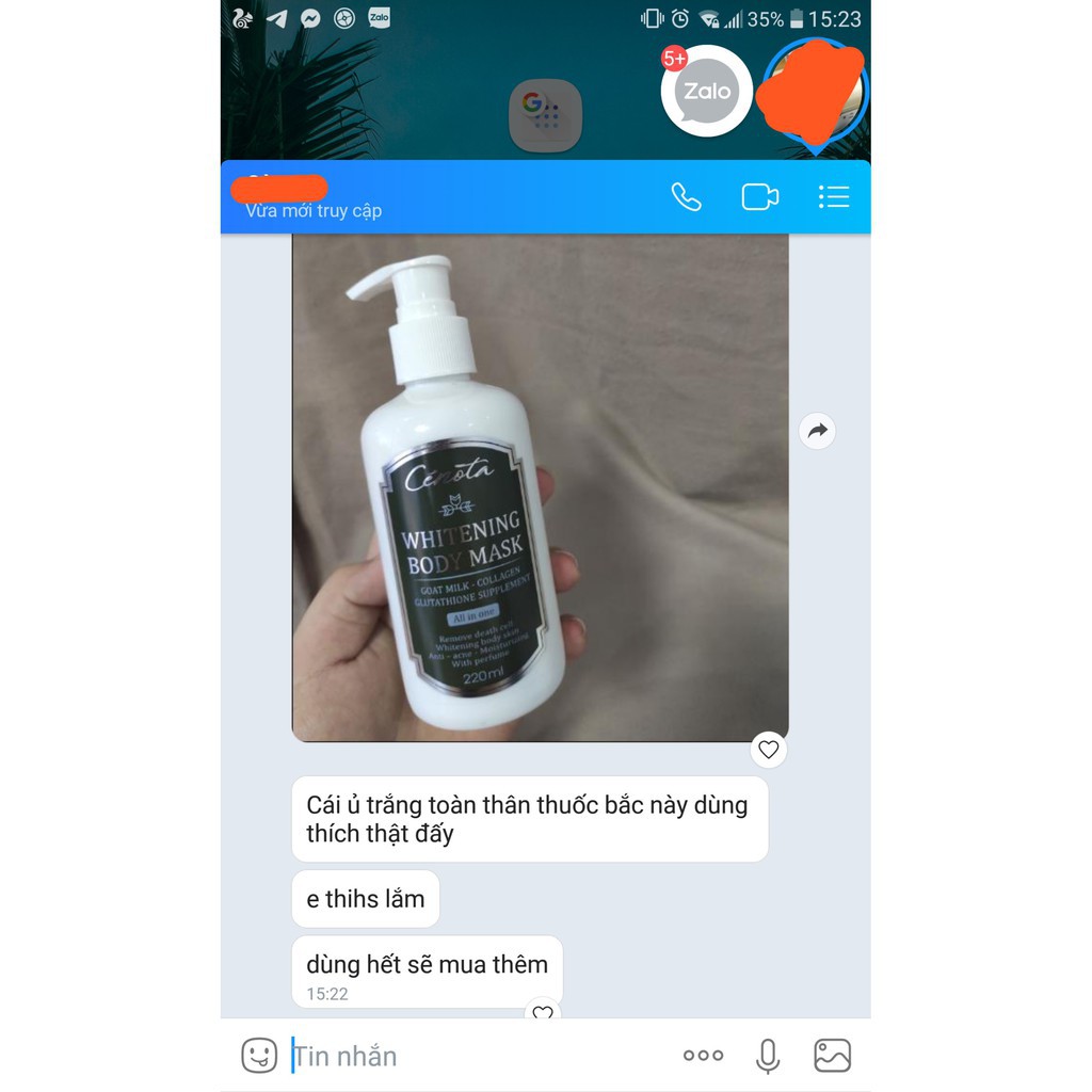 Ủ trắng thảo dược toàn thân Whitening body mask Cénota 220ml, dưỡng ẩm, mềm da, dưỡng da trắng hồng tự nhiên  - Mã C08 | BigBuy360 - bigbuy360.vn