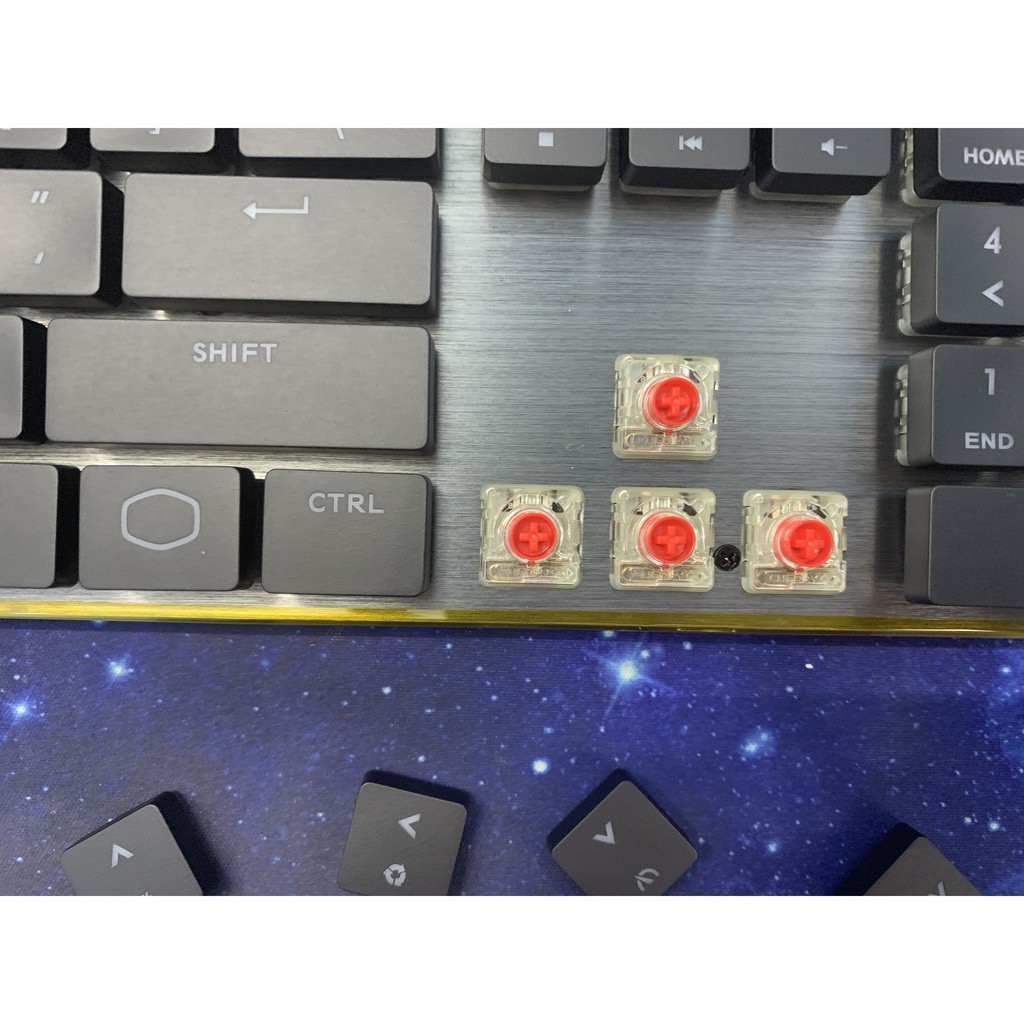 Bàn phím cơ Cooler Master - SK650 CHERRY MX RED Low Profile RGB ( RED Switch )