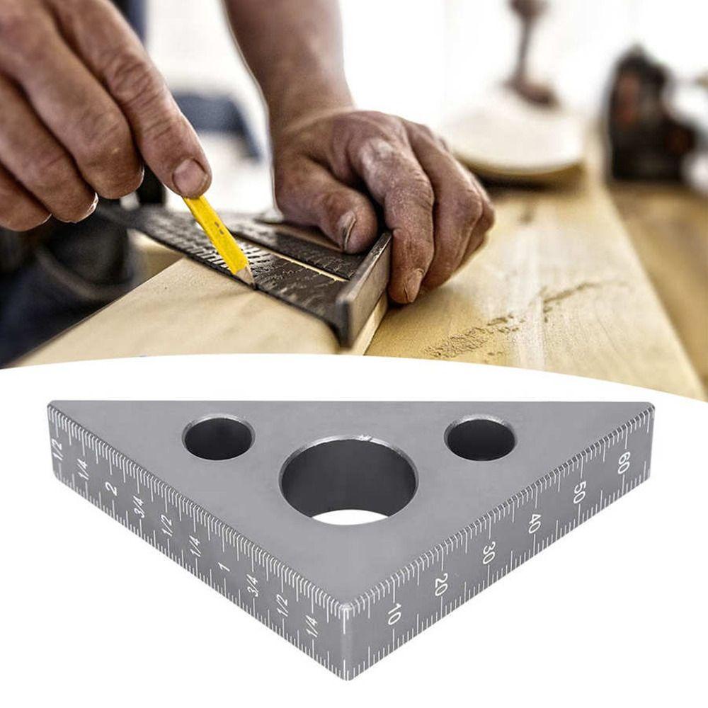 Thước Đo Gỗ Bằng Hợp Kim Nhôm 45 / 90 Độ Chính Xác Cao