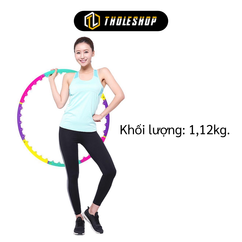 Tập thể dục tại nhà - Vòng lắc giảm eo Massage Hoop gấp gọn tiện lợi  - Vòng xoay eo 2546