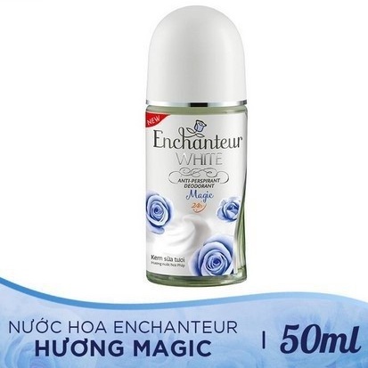 Lăn khử mùi trắng da Enchanteur White Magic 50ml