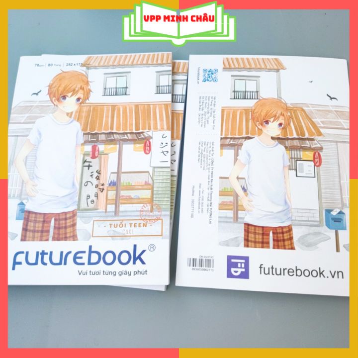 Vở Kẻ Ngang Futurebook Tuổi Teen - 80 Trang (25.2x17.3cm)