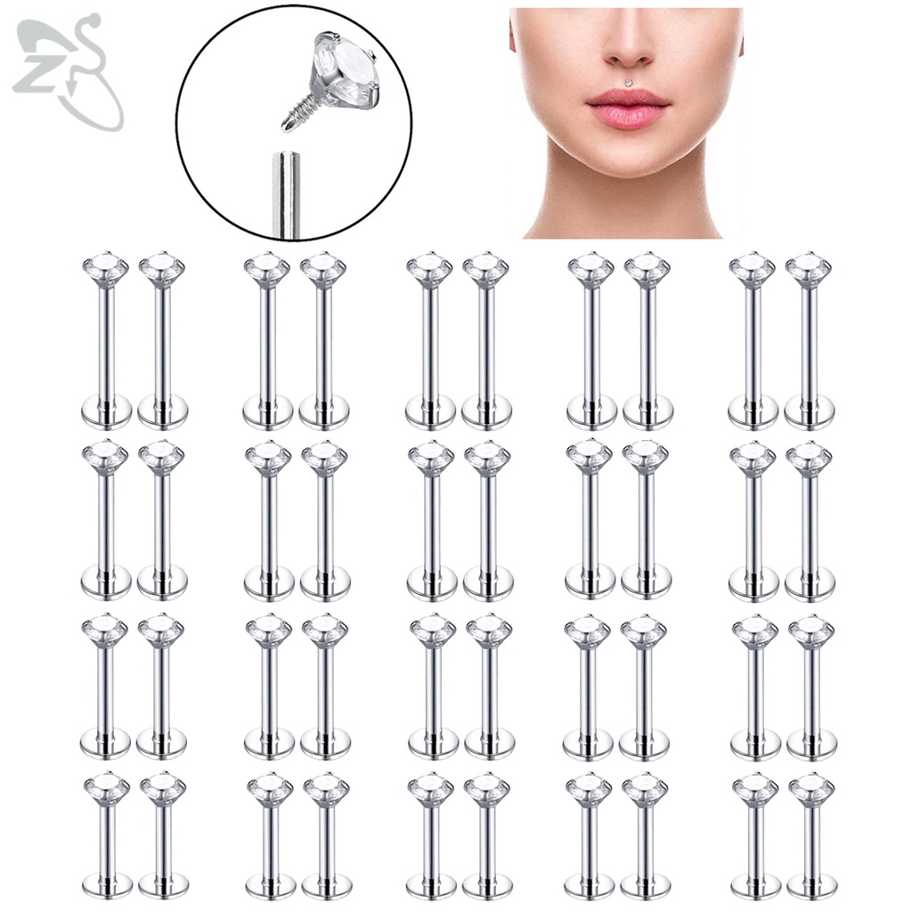 10 khuyên môi 16g thời trang cá tính dành cho nữ
