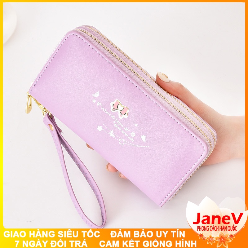 Ví Nữ Dài Cầm Tay Cao Cấp Sang Trọng Phong Cách Hàn Quốc TVNN400