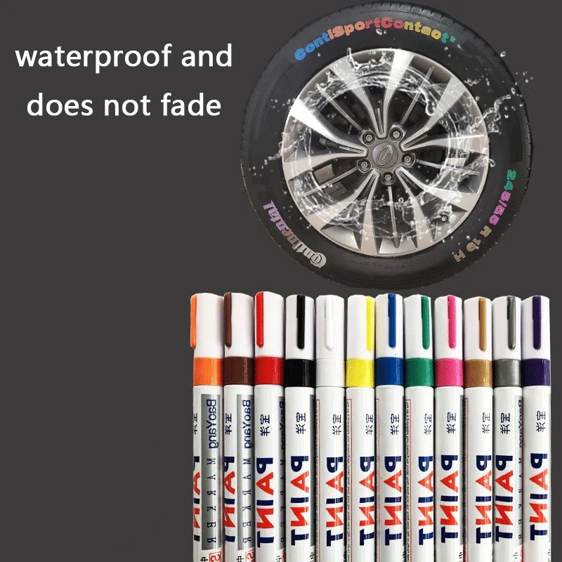 Set 3 Bút Vẽ Trang Trí Lốp Xe Ô Tô