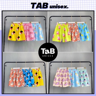 Quần short hoạt hình, quần đùi cartoon freesize - TAB UNISEX