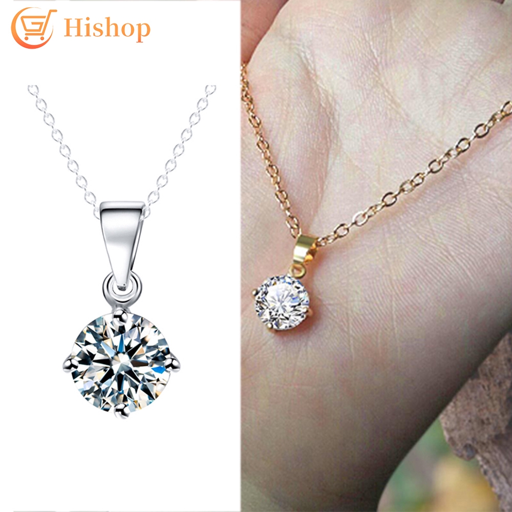 Dây Chuyền Hishop Làm Bằng Kim Loại Đính Đá Quý Phái