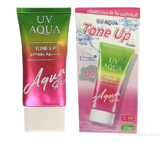 Kem chốnǥ nắng nâng tone UV Aqua Tone UP SPF50 + PA ++++ Thái Lan