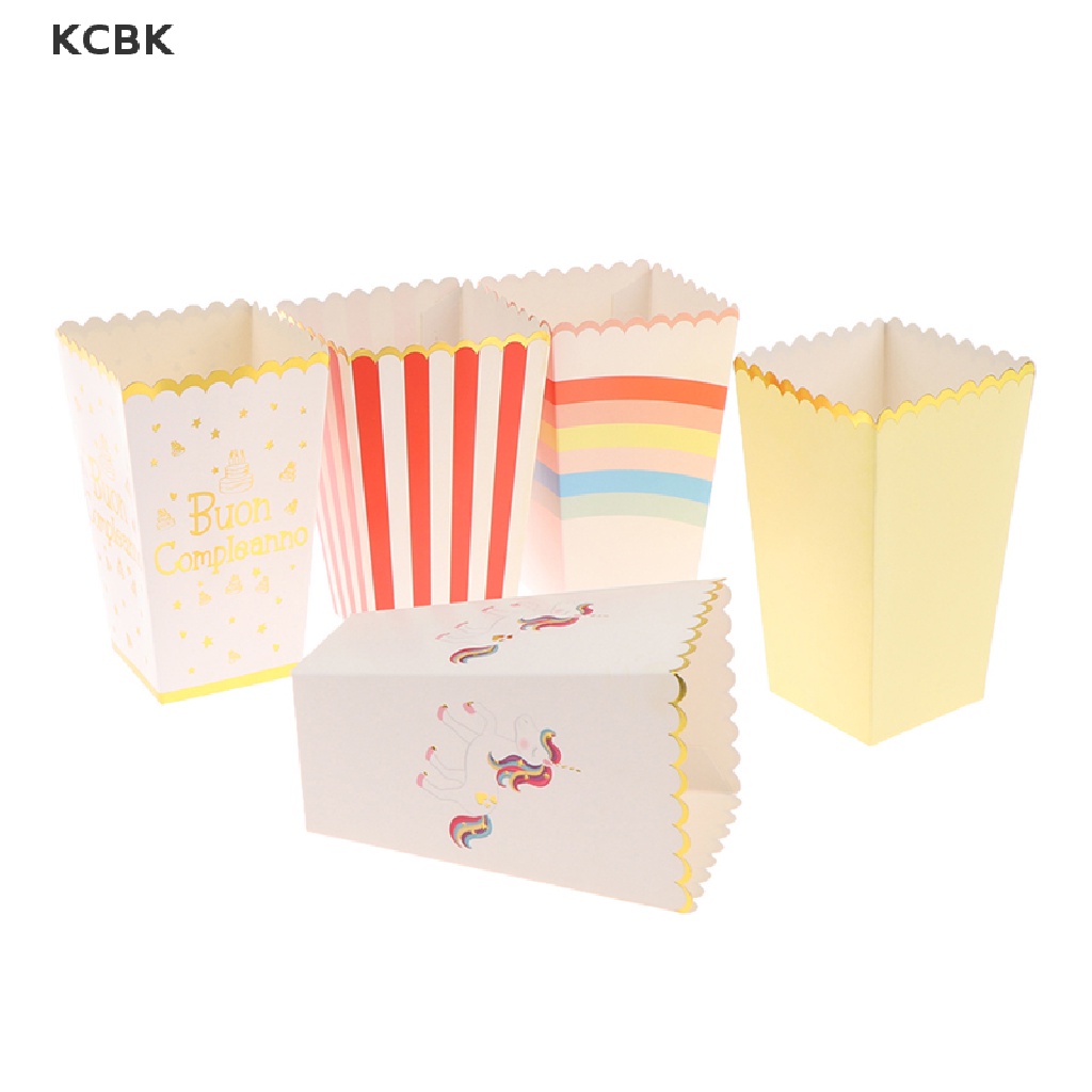 Set 6 Hộp Giấy Đựng Bắp Rang Bơ Tiện Lợi