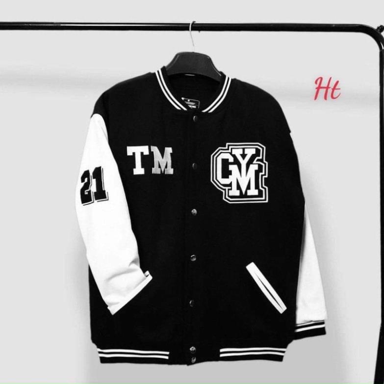 Áo bomber nỉ phối tay TM CYM Ht