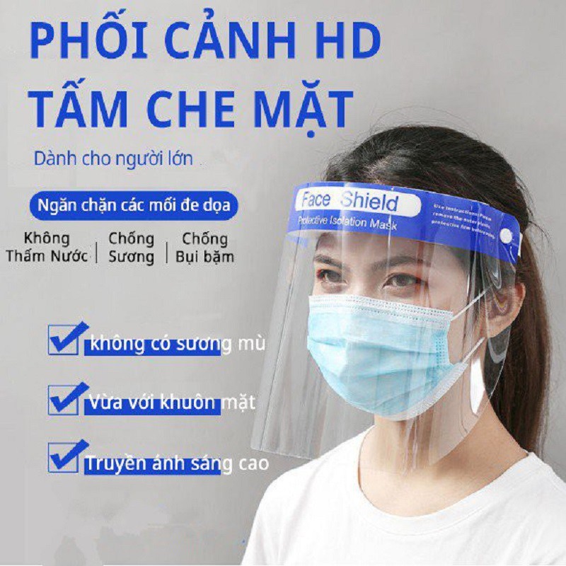 chống giọt bắn phòng dịch kính che mặt bảo hộ chống dịch miếng chắn giọt bắn kính chắn giọt bắn tấm chắn giọt