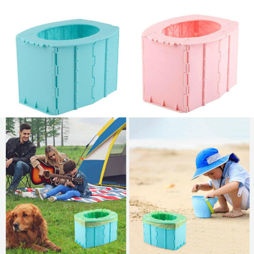 Bồn Cầu Di Động Có Thể Gập Lại Tiện Dụng Mang Theo Du Lịch Cắm Trại