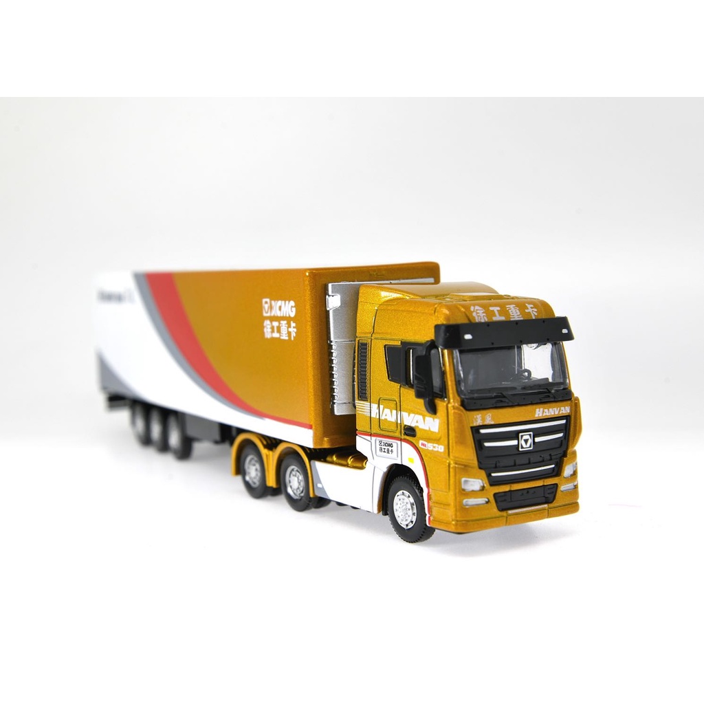 Mô Hình Xe Tải container G900 mini XCMG G900 Bằng Hợp Kim Tỉ Lệ 1: 87