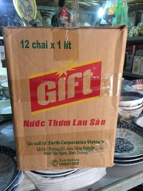 Nước lau sàn gift 2x đậm đặc siêu tiết kiệm