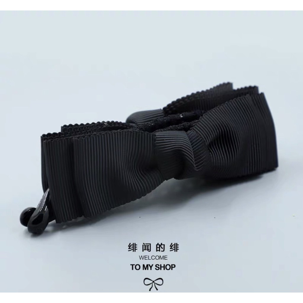 Kẹp Tóc Dọc Nơ Vải nhiều Màu