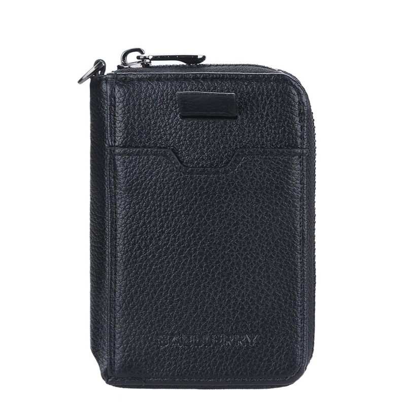 Ví Da PU Dáng Ngắn Có Khóa Kéo Phong Cách Vintage Cho Nam