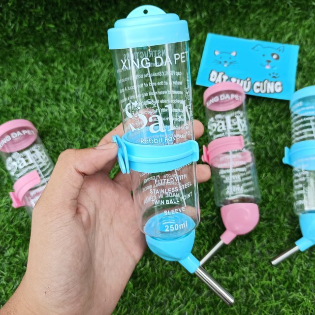 Bình nước bi 250ml cho hamster hãng Sally bình tốt không rỉ nước