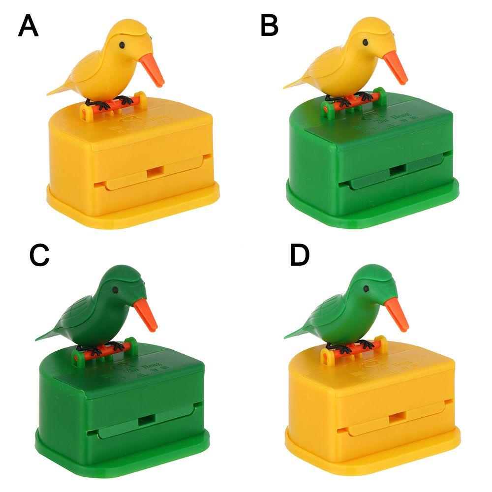 KUNHEV Hộp Đựng Tăm Xỉa Răng Tự Động Hình Chim Ruồi Độc Đáo Trang Trí Nhà Cửa