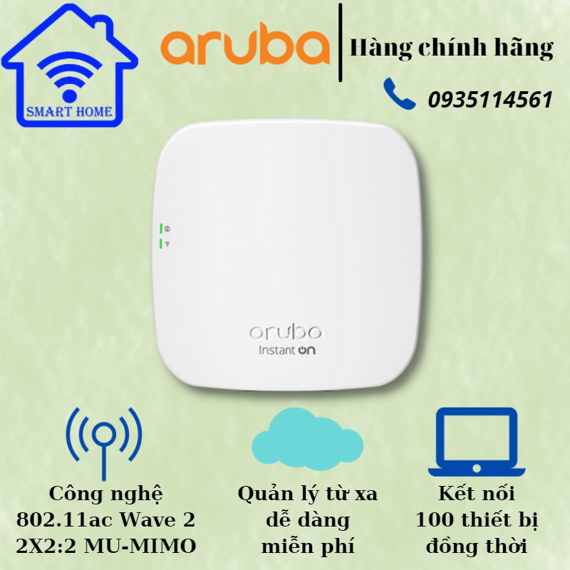 Bộ Phát Wifi Mesh Roaming ARUBA instant On AP11 Hàng Chính Hãng