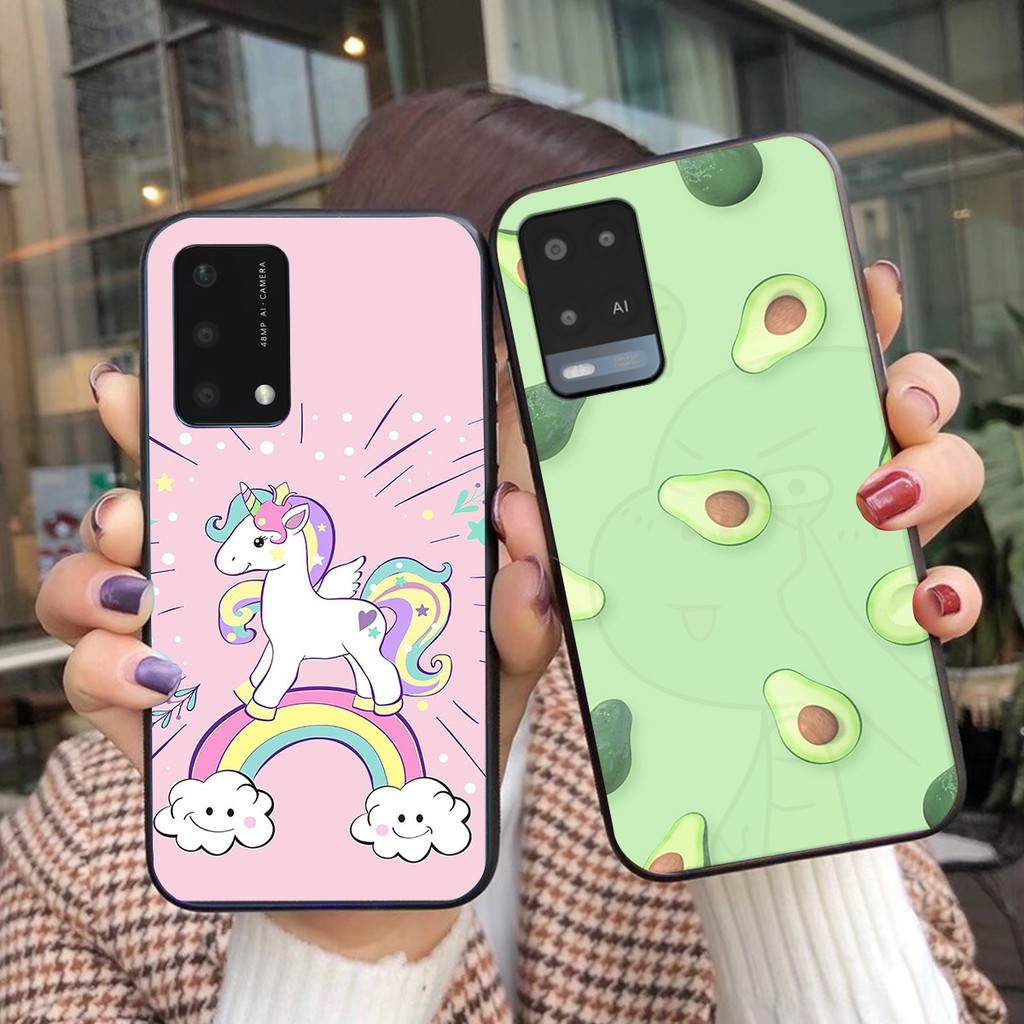 Ốp lưng OPPO A54- A74 - A94 in họa tiết hoạt hình cute