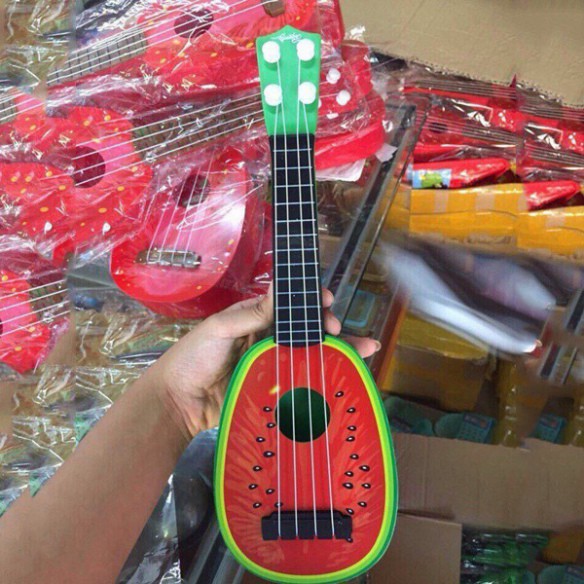 [10 MẪU] Đàn Ukulele Mini Trái Cây cho bé - Đàn hoa quả - Đàn dưa hấu