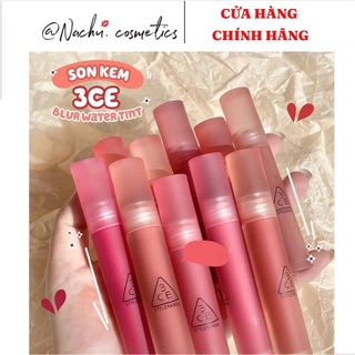 Son 3CE Blur Water Tint | Son lì màu & tông màu cực sang, hiệu ứng cho nền môi mờ ảo