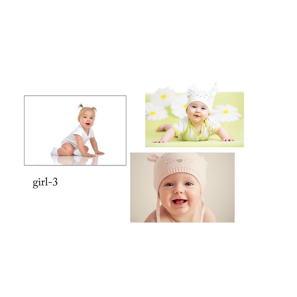 DEAL SỐC - Combo 3 tranh dán bé sơ sinh cho mẹ bầu ngắm