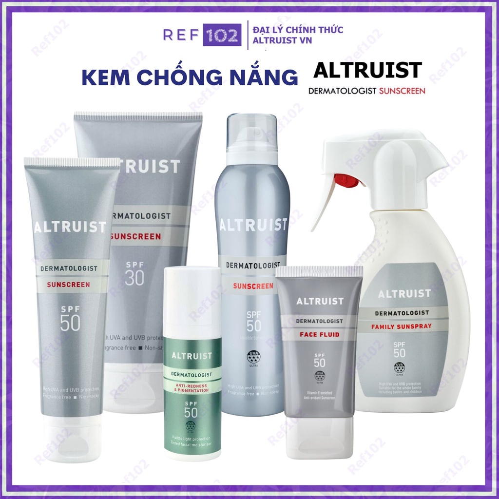 Kem chống nắng Altruist Dermatologist Sunscreen SPF 30 - SPF 50