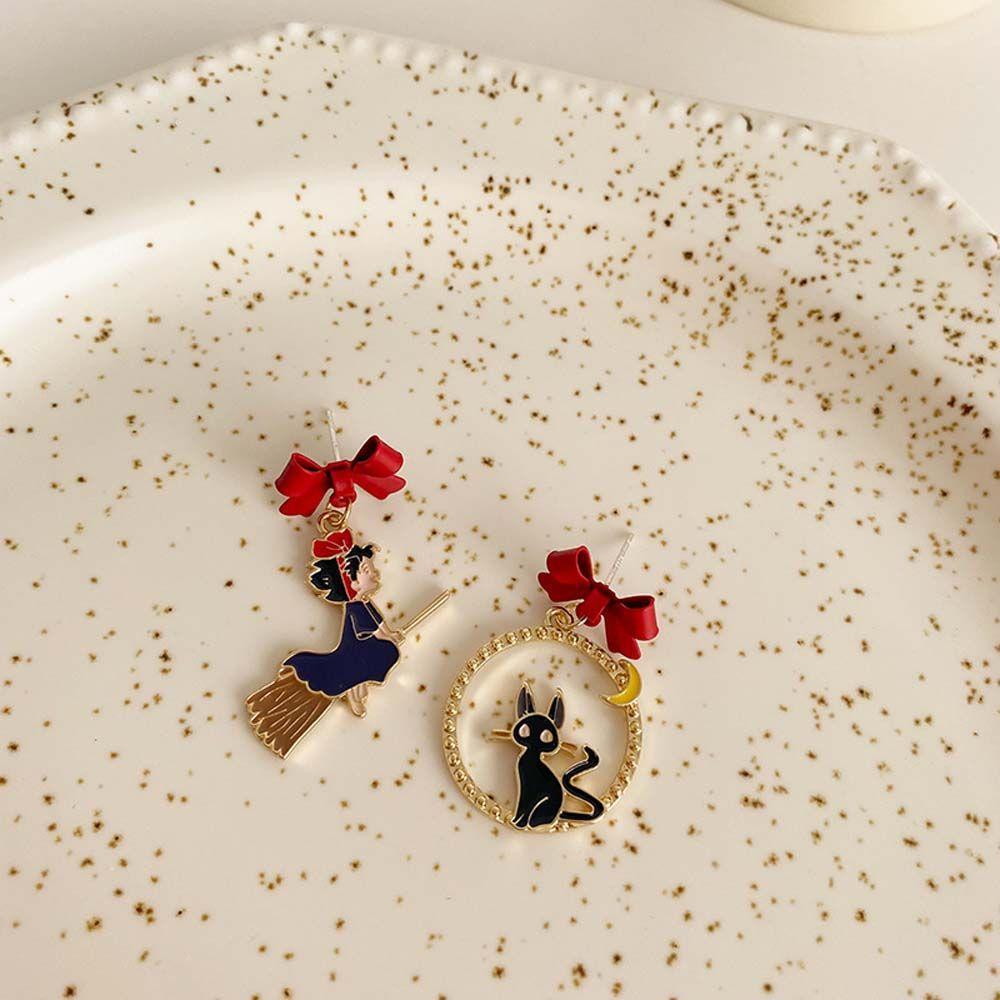 USNOW Khuyên Tai Dạng Kẹp Họa Tiết Hình Học Đơn Giản Sáng Tạo Phong Cách Hàn Quốc