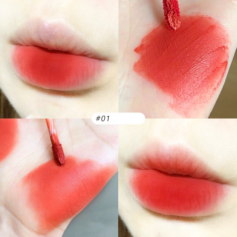 [Hàng mới về] Son môi kháng nước lâu trôi thiết kế vỏ hình chú bò sữa dễ thương