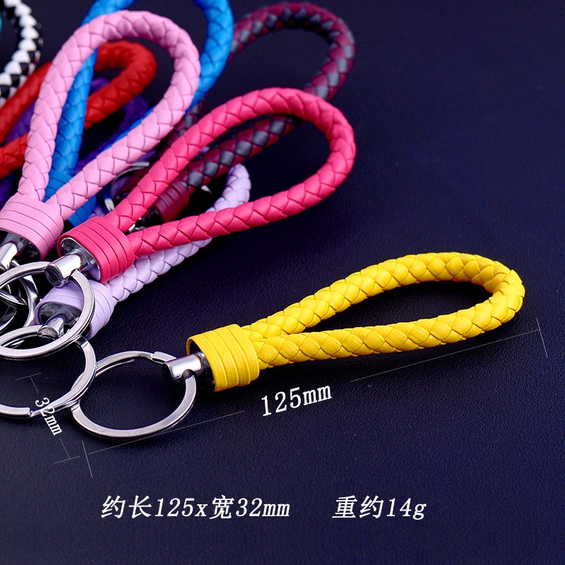 Móc Chìa Khóa Bằng Da PU Dùng Làm Móc Khóa DIY Tiện Dụng