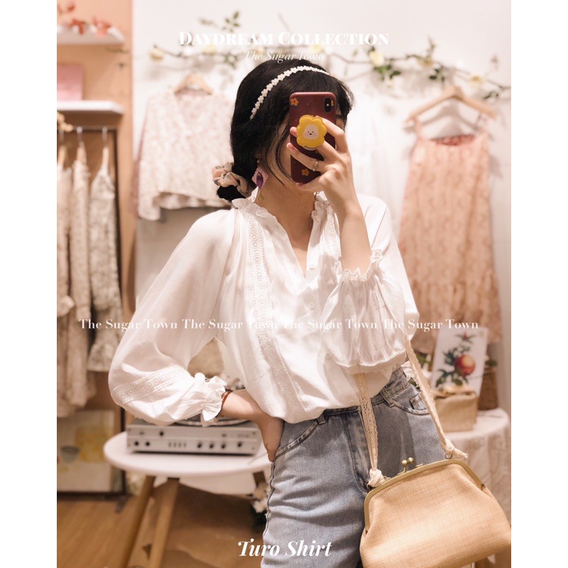 Turo Shirt áo sơ mi tay bồng SugarTown | BigBuy360 - bigbuy360.vn