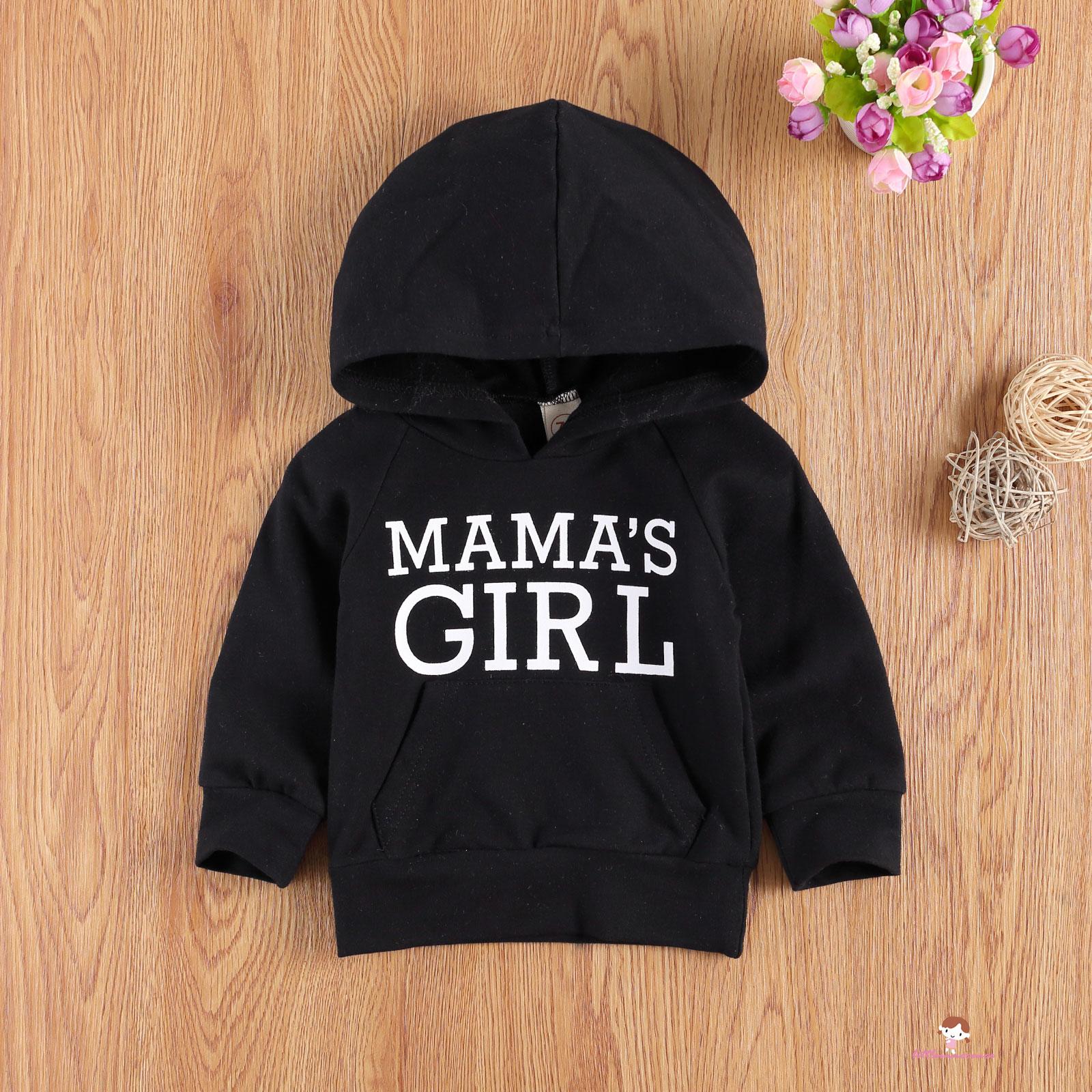 Áo Hoodie Dài Tay In Chữ Phối Dây Rút Sành Điệu Cho Bé 7-1 - 6 Tuổi