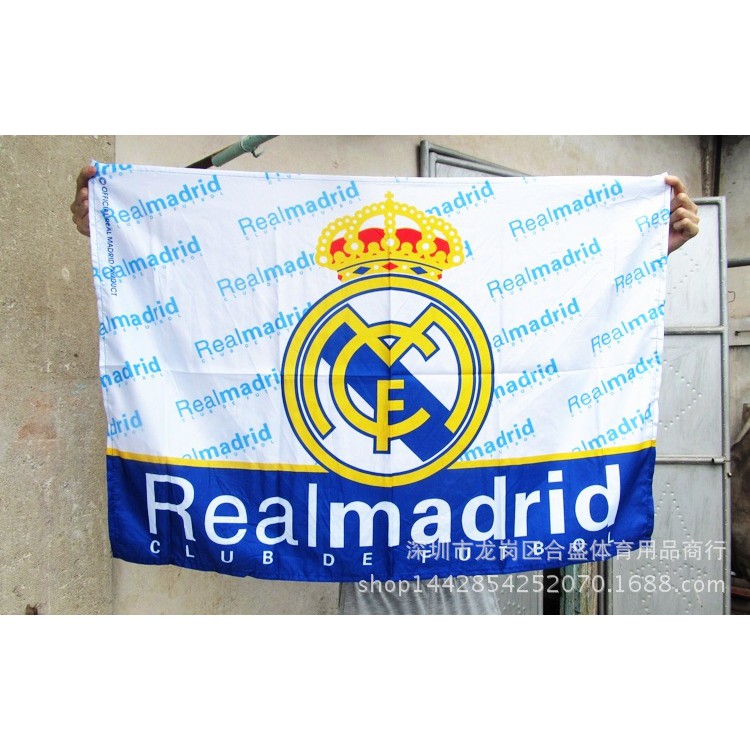 Cờ treo logo đội bóng Mu - RealMadrid - Chelsea - Barcalona - Arsenal - Liverpool