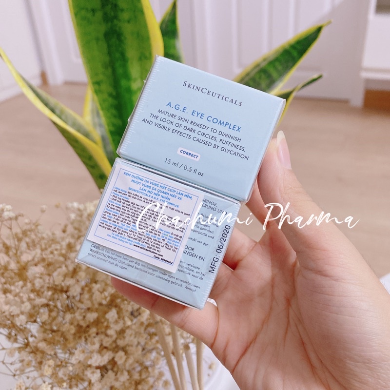 [hàng công ty] kem dưỡng mắt Skinceuticals A.G.E. eye complex 15g (Mỹ)