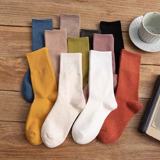 Tất Nhún Cao Cổ Phong Cách Vintage chất đẹp nhiều màu