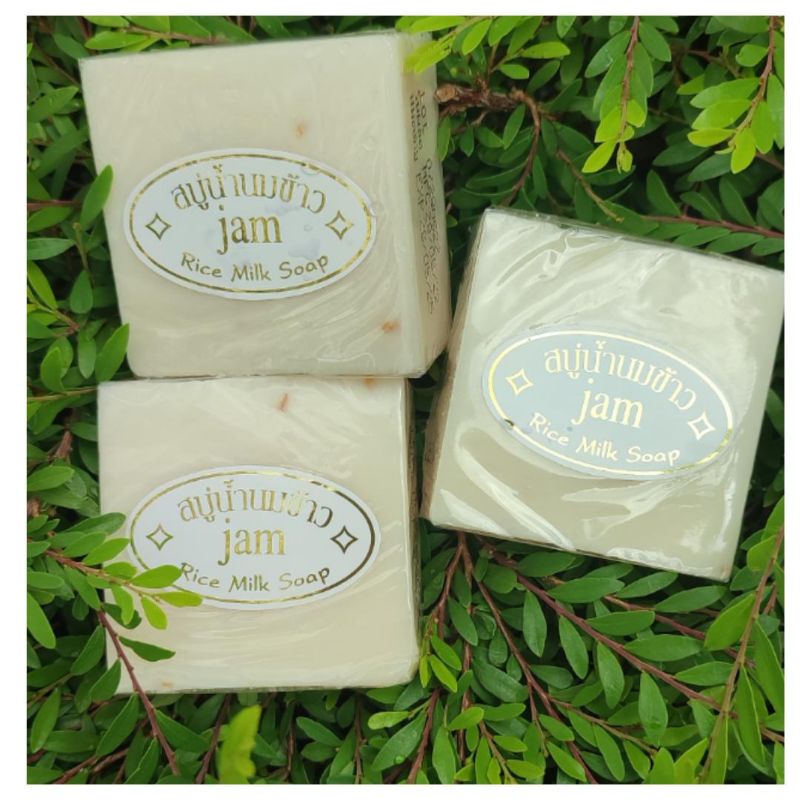 Xà bông tắm hương sữa gạo Jam- Thái Lan , thơm mịn da