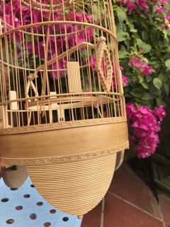 Lồng Khuyên Tách Chỉ Dừa – Nan Đều, Thoáng – Phù Hợp Nuôi & Chơi Chim Khuyên