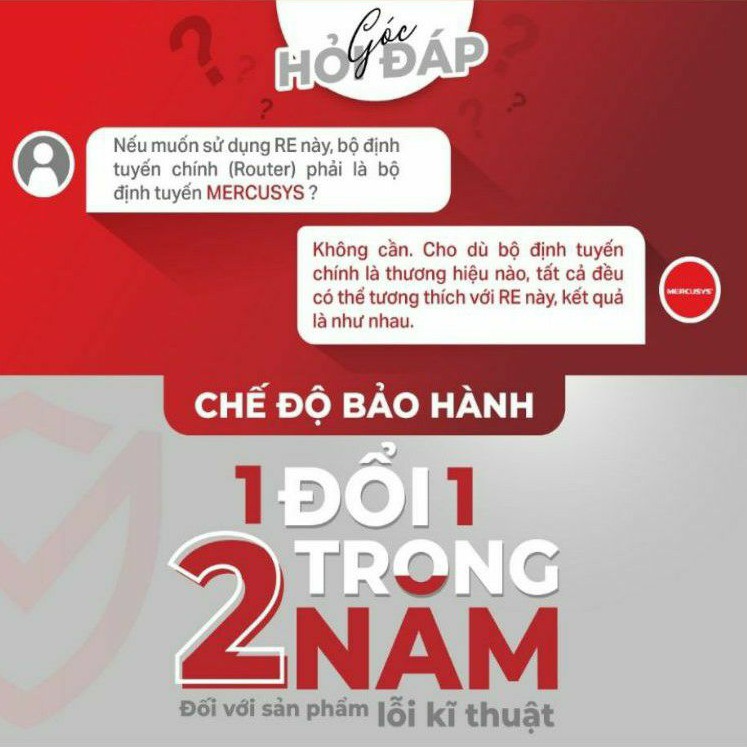 [Bản Chính Hãng]Kích sóng wifi 3 râu MERCUSYS MW300RE | BigBuy360 - bigbuy360.vn