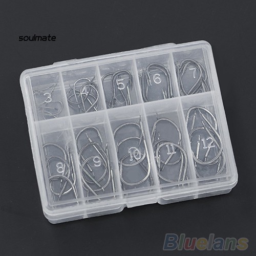 Hộp 50 Lưỡi Câu Cá Sắc Bén Nhiều Kích Cỡ