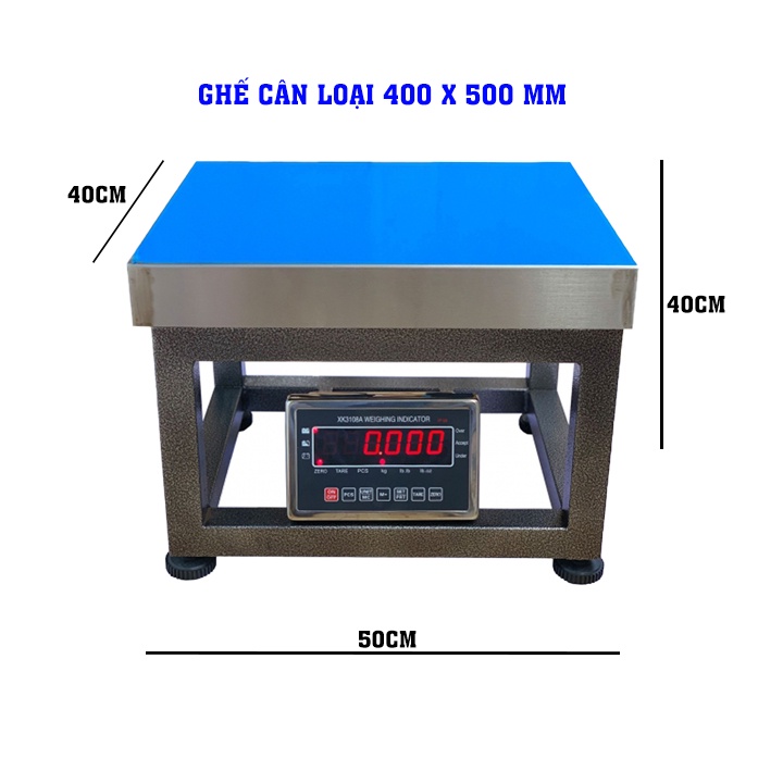 [HÀNG NHẬP KHẨU] CÂN GHẾ ĐIỆN TỬ CITIZENS XK3108A 60/100/150/200/300KG - BÀN CÂN 40X50CM - ĐẦU CÂN INOX CHỐNG NƯỚC