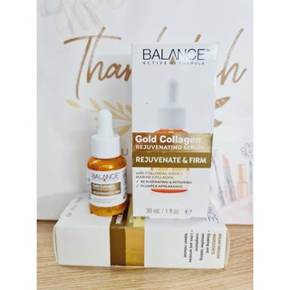 Serum Balance gold collagen chống lão hoá, cấp nước làm da căng mịn, phục hồi làn da khỏe đẹp 30ml
