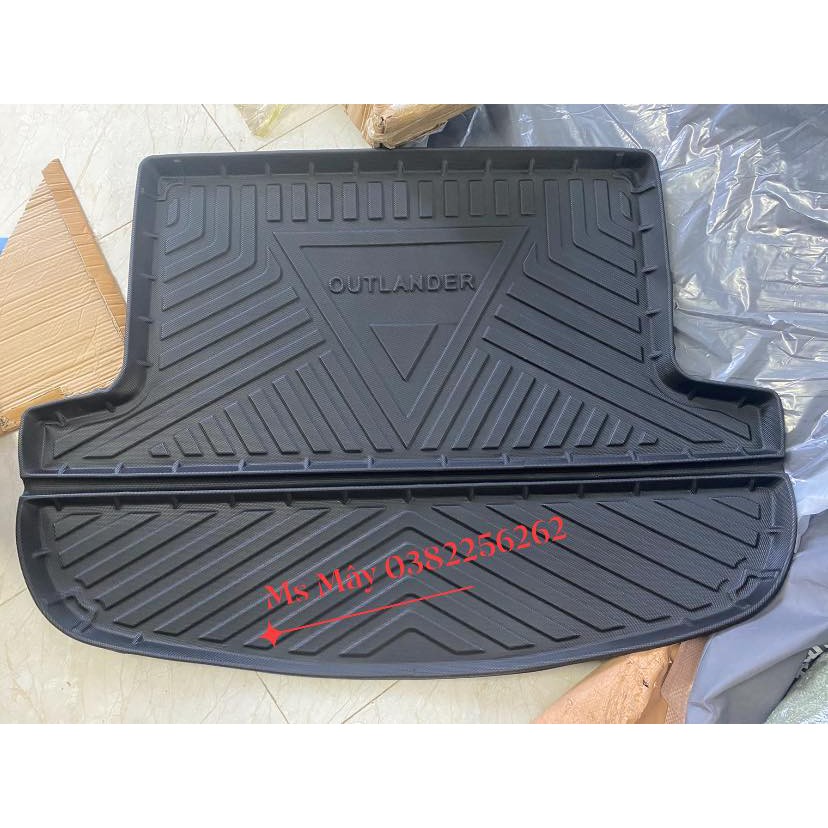 Thảm cốp TPE Outlander 7 chỗ gập ghế hàng 3 năm 2016-2023