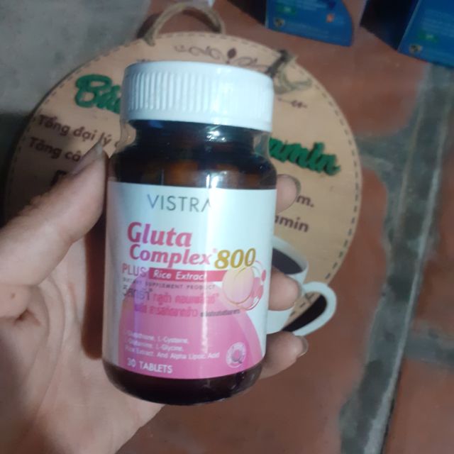 Viên uống trắng da gluta 800 thái lan date 2023