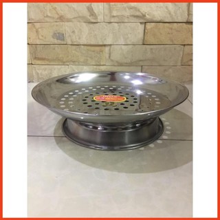 Xửng hấp inox có chân 22cm 24cm 26cm